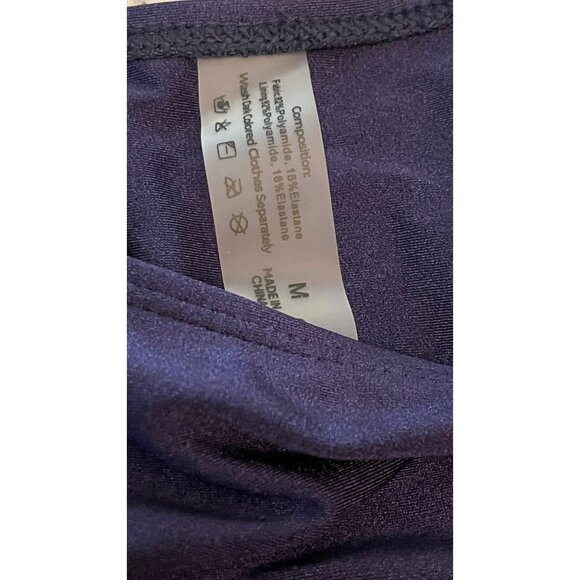 Seamolly Strapless Bandeau Navy Blue Bikini Bathing Suit Medium Swimsuit NEW - Picture 6 of 7